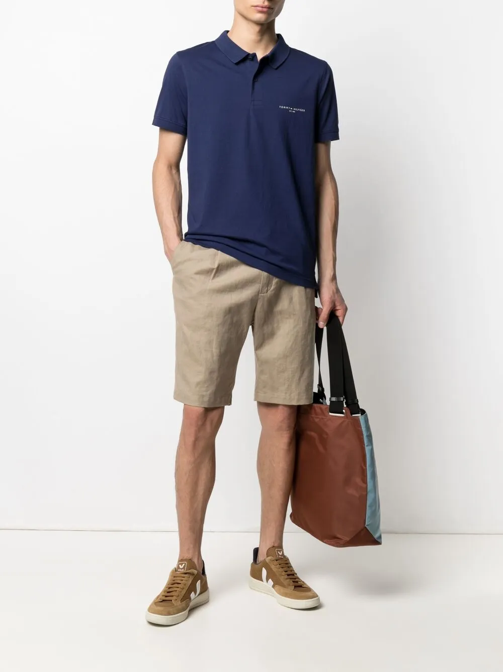 фото Tommy hilfiger рубашка поло с логотипом