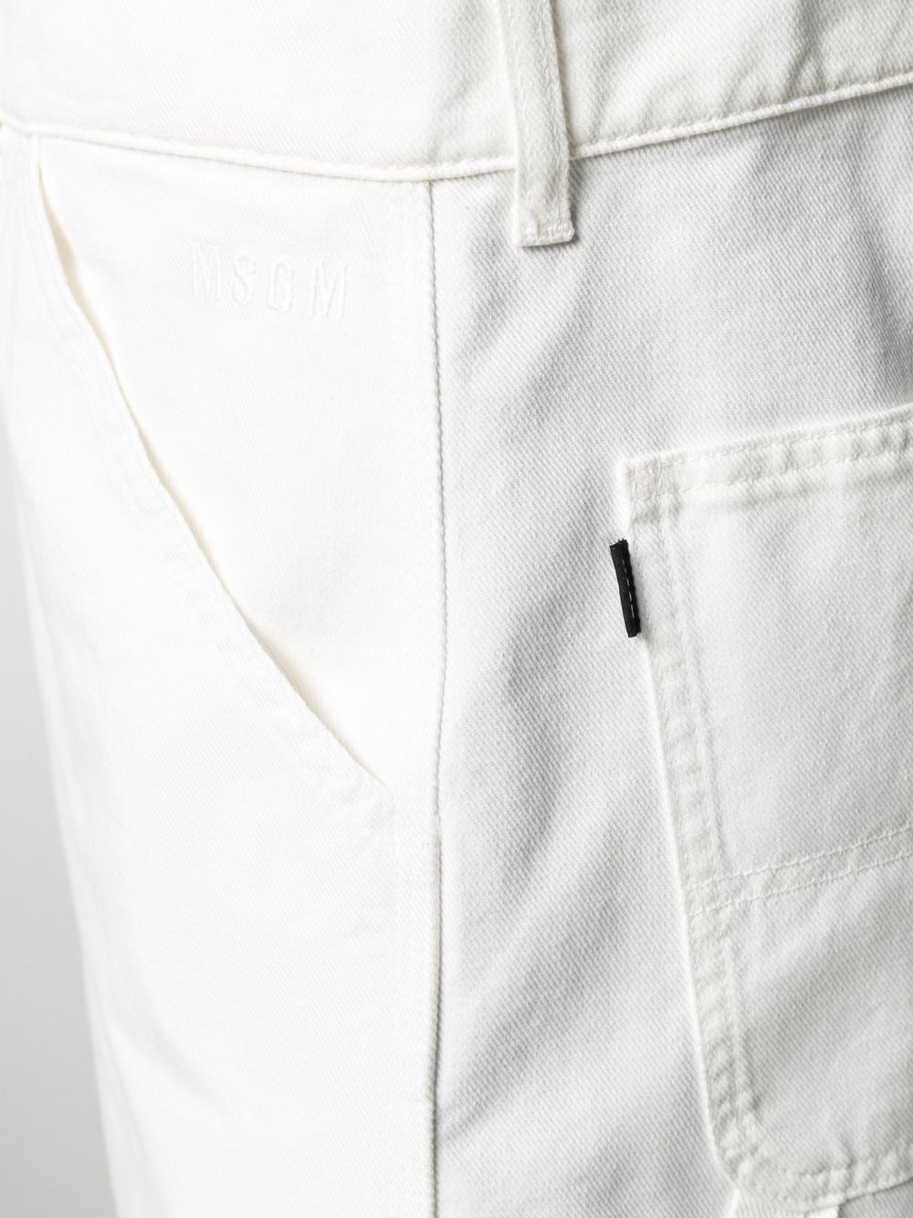 фото Msgm джинсовые шорты с карманами