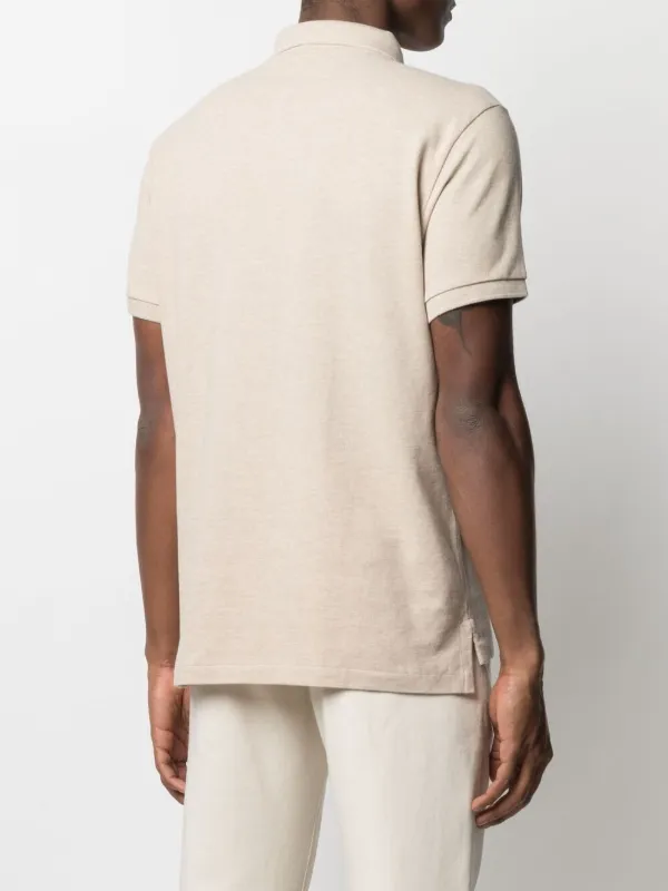 Polo Ralph Lauren logo-embellished Polo Shirt | Neutrals | FARFETCH