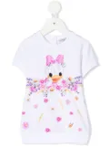 Monnalisa Daisy Duck sweatshirt dress - White