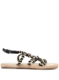 Manebi flat rope sandals - Neutrals