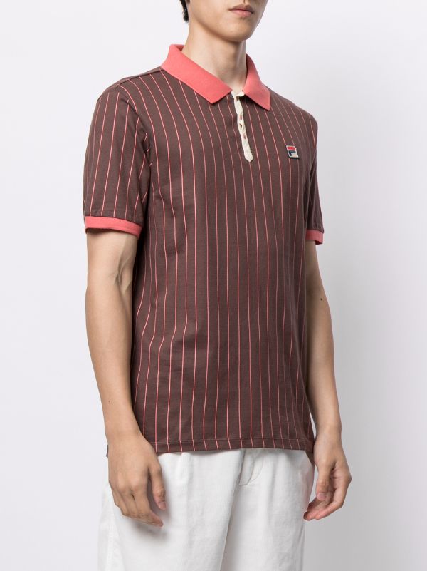 fila pinstripe polo