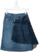 Image 1 of Diesel Kids TEEN layered denim skirt
