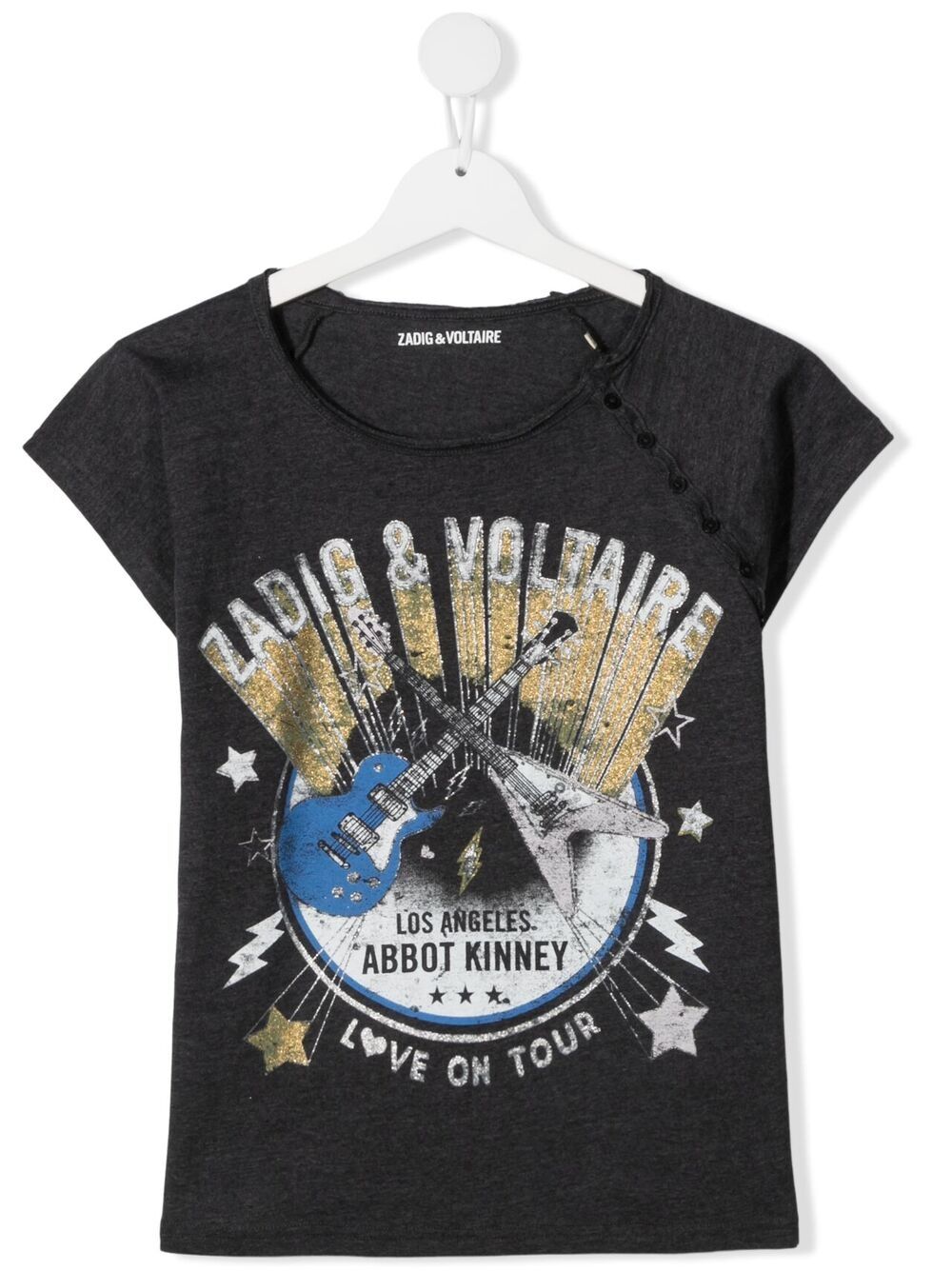 фото Zadig & voltaire kids teen deva graphic-print t-shirt