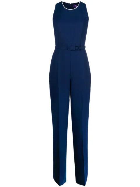 Ralph Lauren Collection jumpsuit con espalda de nadador