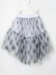 Image 2 of Monnalisa geometric-print tulle skirt