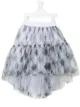 Image 1 of Monnalisa geometric-print tulle skirt