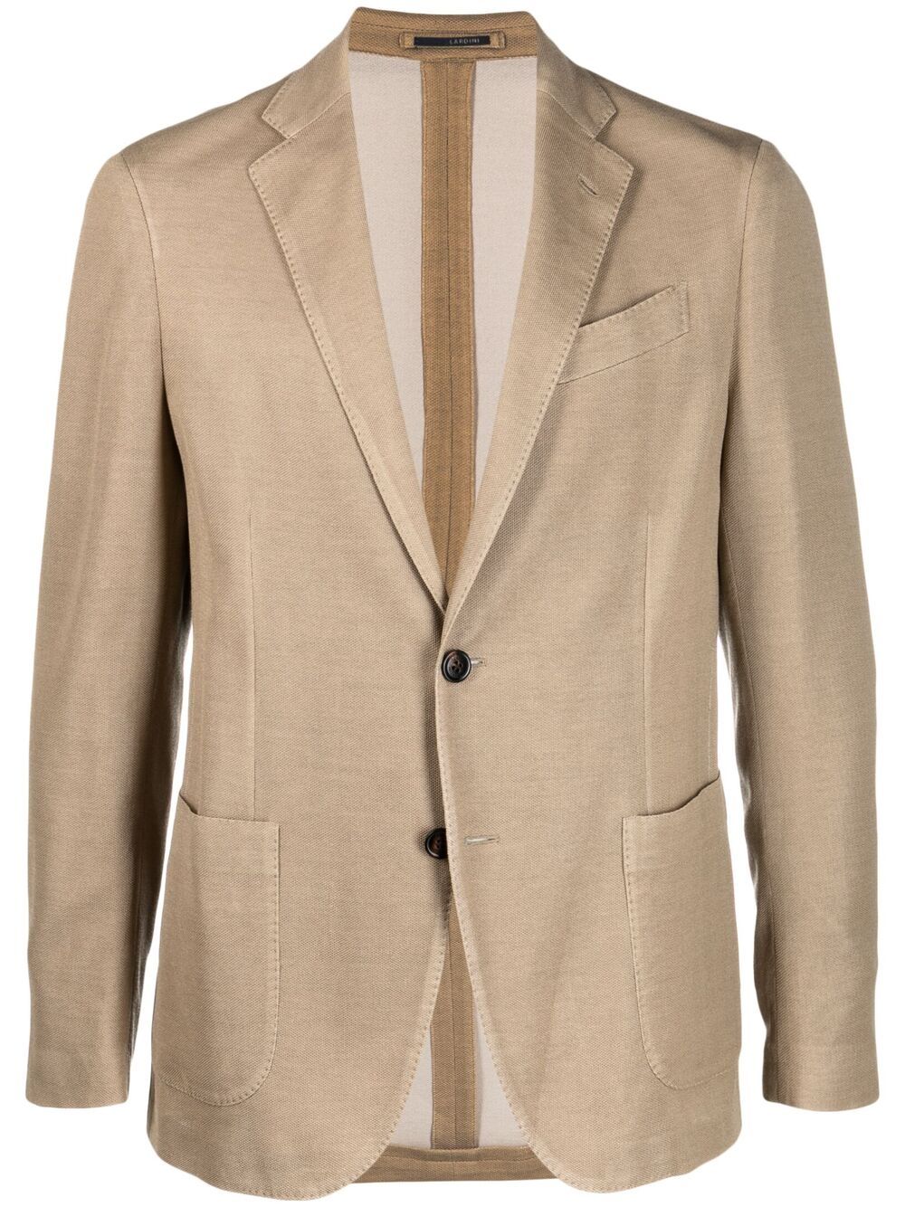 Lardini Single-breasted Blazer In Brown