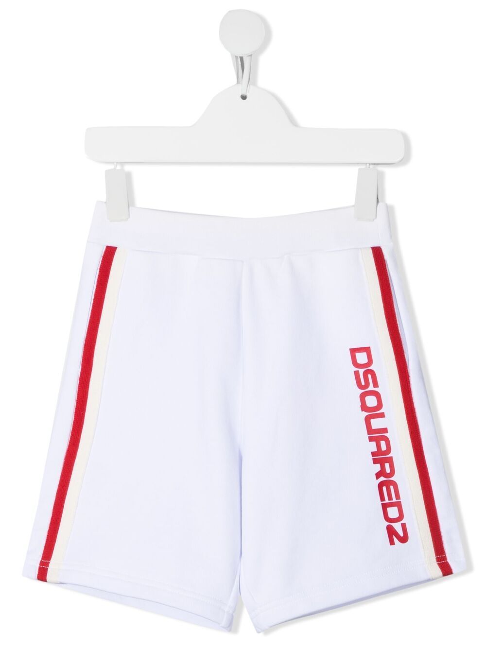 Dsquared2 Kids' Logo-print Shorts In White