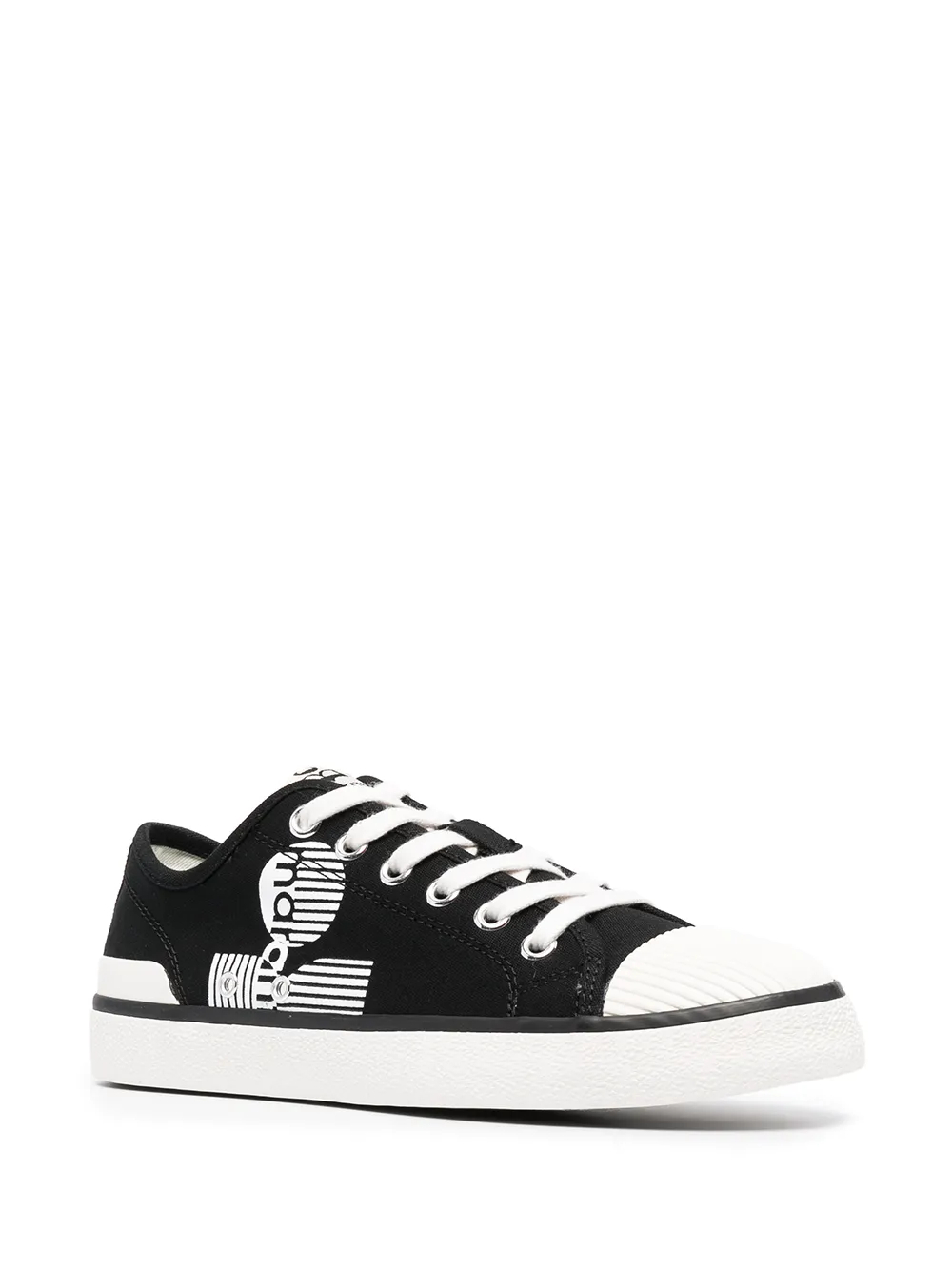 ISABEL MARANT Sneakers met logoprint - Zwart