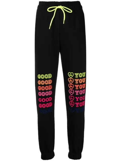 IRENEISGOOD slogan drawstring tracksuit bottoms