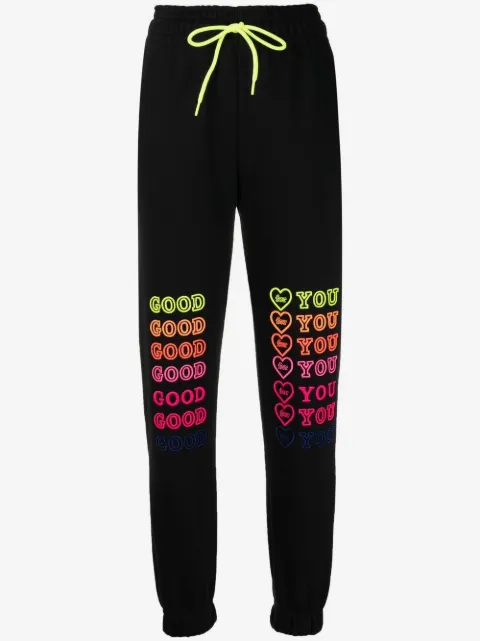 IRENEISGOOD slogan drawstring tracksuit bottoms