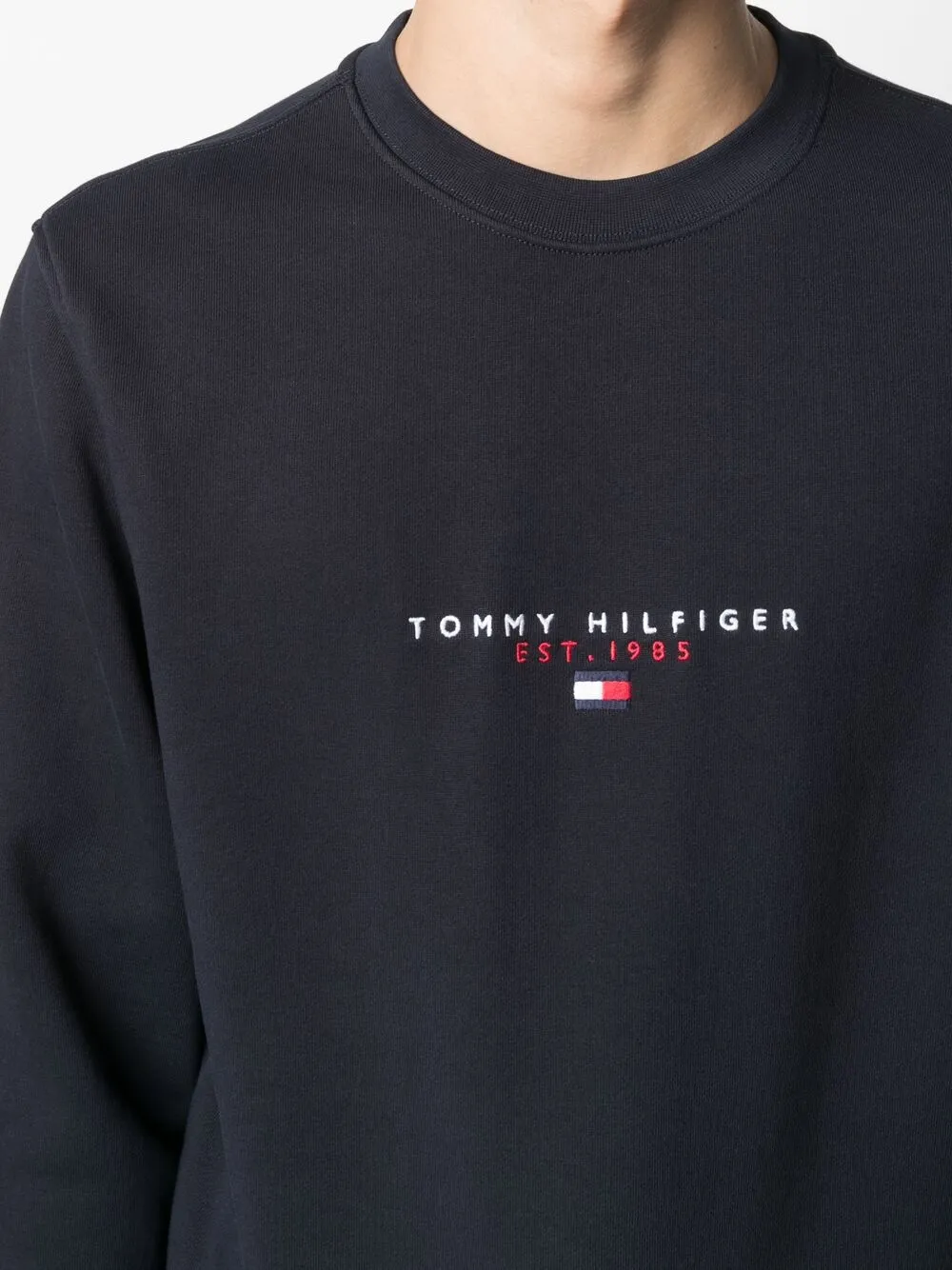 фото Tommy hilfiger толстовка essential из органического хлопка