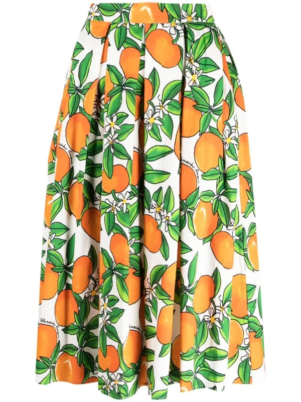 Alessandro Enriquez Orange Print 