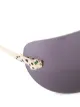 Cartier Eyewear frameless tinted sunglasses