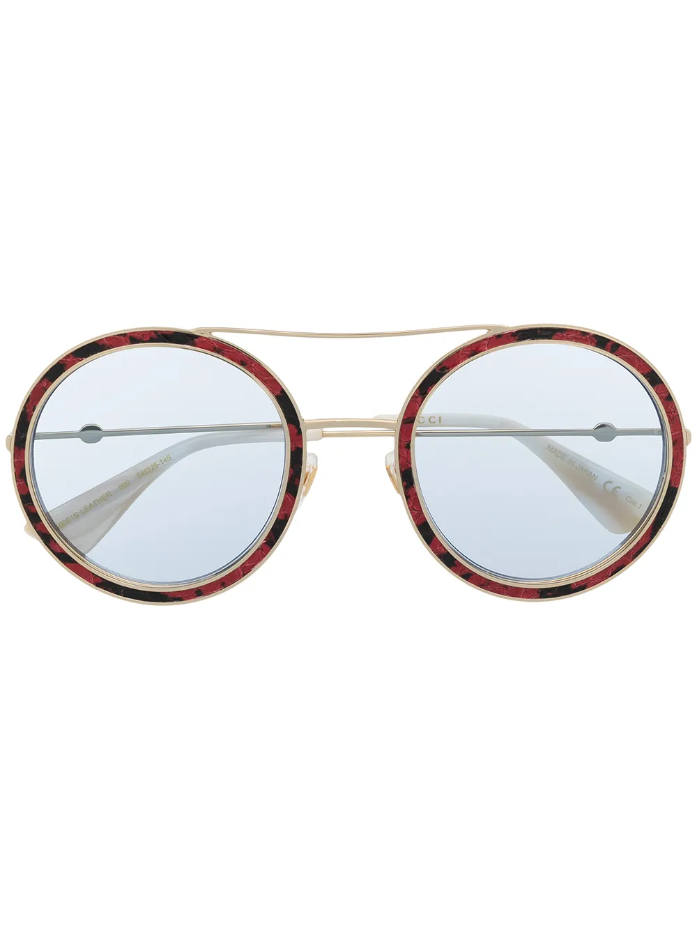 фото Gucci eyewear солнцезащитные очки в круглой оправе