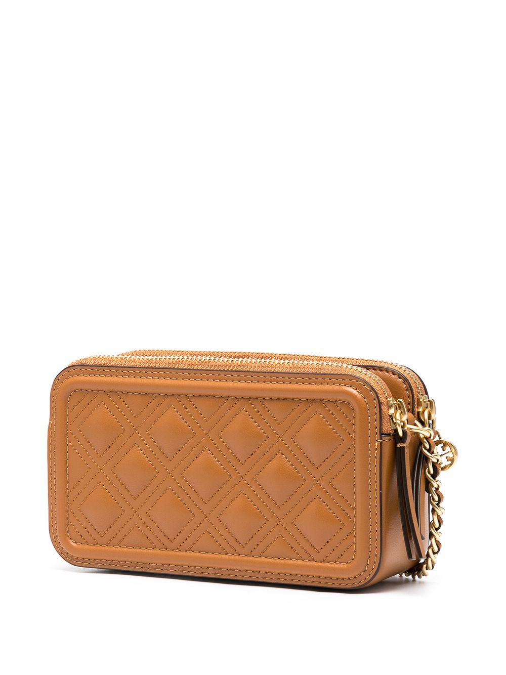 Tory Burch Embossed Leather Fleming Double Zip Mini Bag (SHF-20737) – LuxeDH