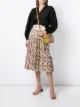 Image 2 of Tory Burch pleated tie-wrap skirt