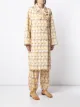 Tory Burch embroidered motif peacoat