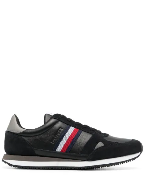 Tommy Hilfiger stripe-detail lace-up trainers - FARFETCH