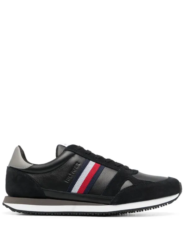 Tommy Hilfiger stripe-detail lace-up Trainers - Farfetch