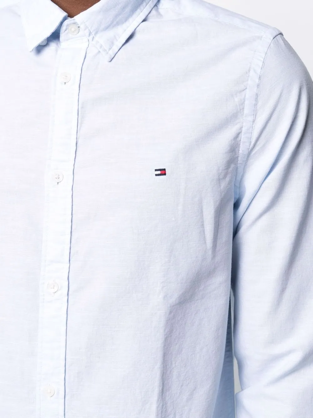 фото Tommy hilfiger рубашка с вышитым логотипом