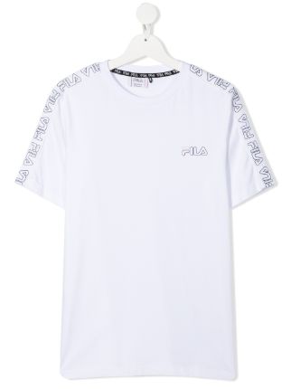 Fila logo on sale tape t shirt