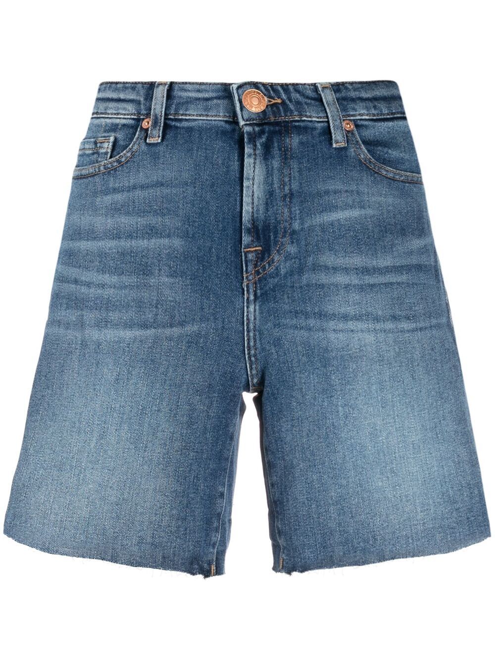 фото 7 for all mankind джинсовые шорты с пятью карманами
