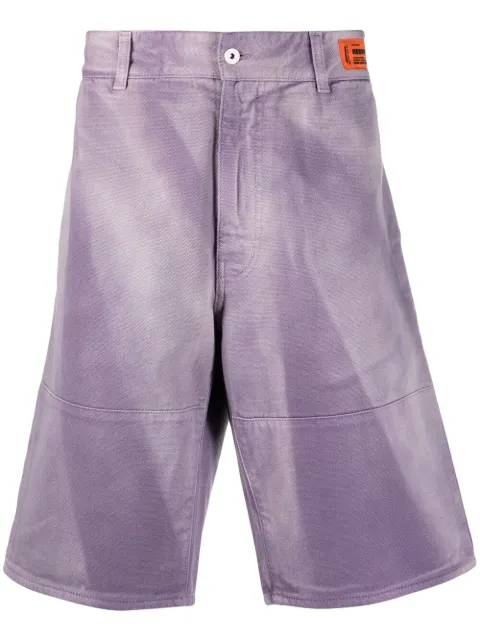 Heron Preston shorts con efecto degradado