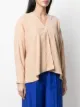 Alysi V-neck buttoned blouse