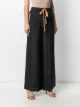 Alysi drawstring-waist silk palazzo trousers