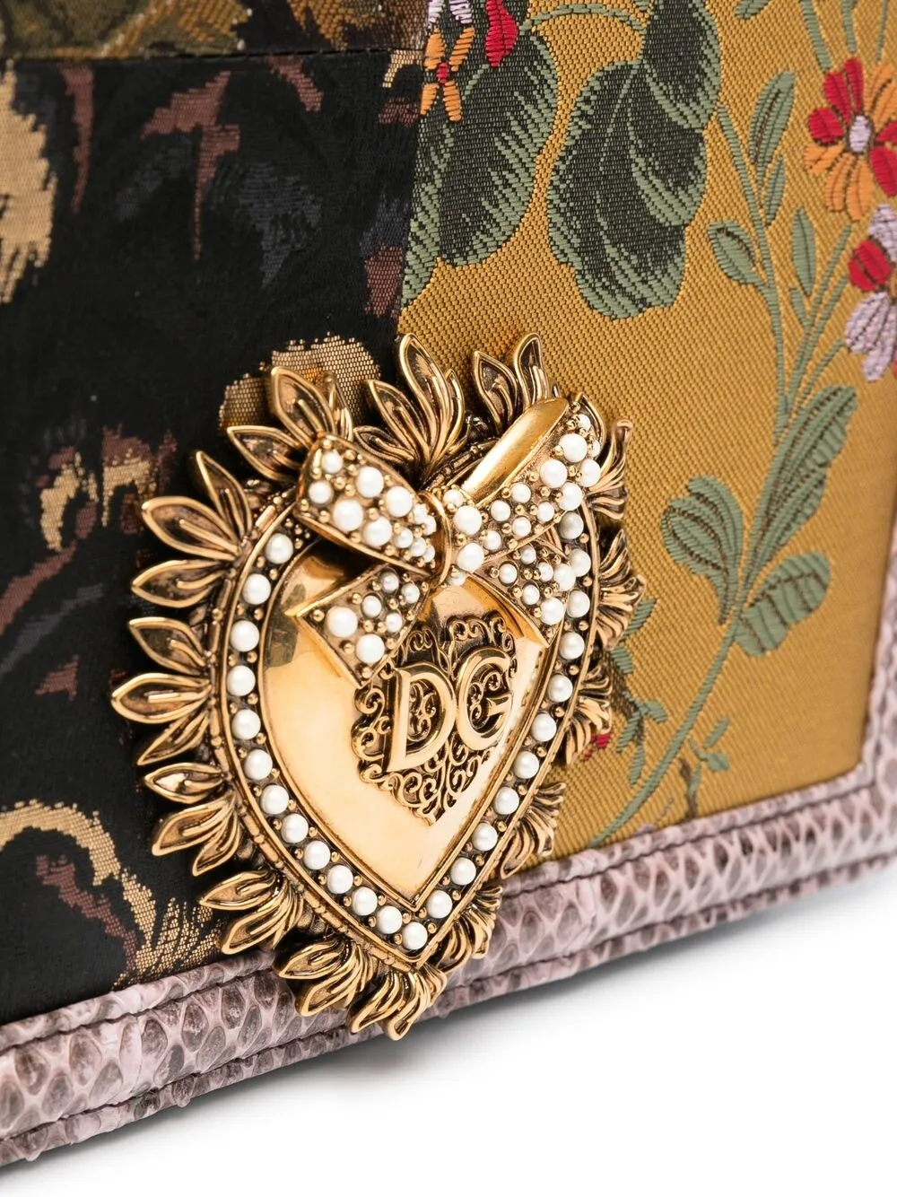 фото Dolce & gabbana сумка на плечо devotion с принтом