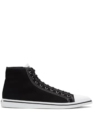 prada pointed toe sneaker