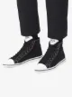 Prada pointed toe high-top sneakers