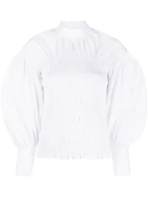 autumn spring polyester women square neck decorative button floral printed long sleeve blouses