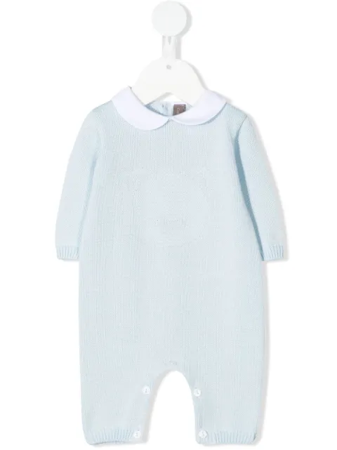 Little Bear knitted cotton romper