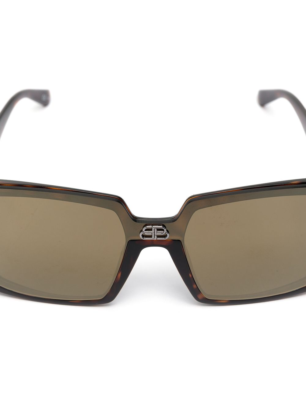 фото Balenciaga eyewear массивные солнцезащитные очки в квадратной оправе