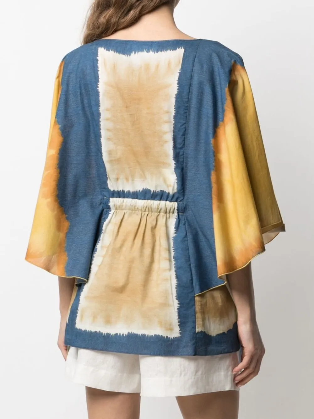Alberta Ferretti Gedrapeerde tuniek Blauw