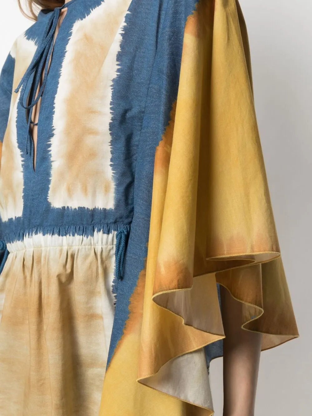 Alberta Ferretti Gedrapeerde tuniek Blauw