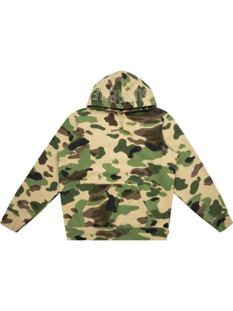 Supreme Overdyed camouflage-print Cotton Hoodie - Farfetch