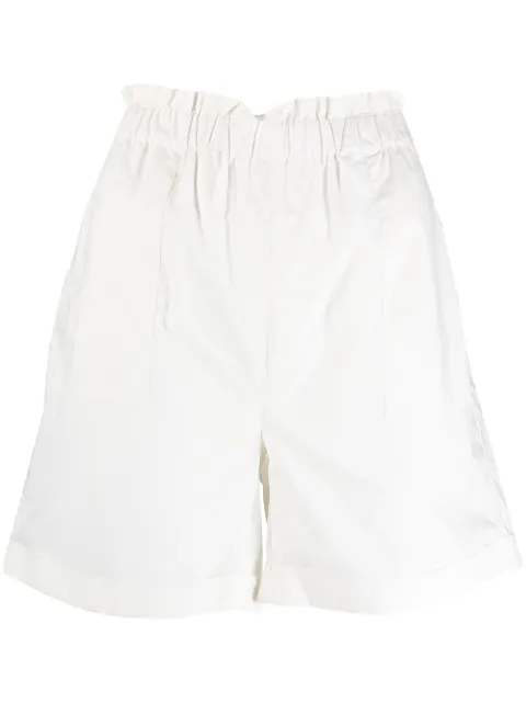 Woolrich gathered-waist shorts