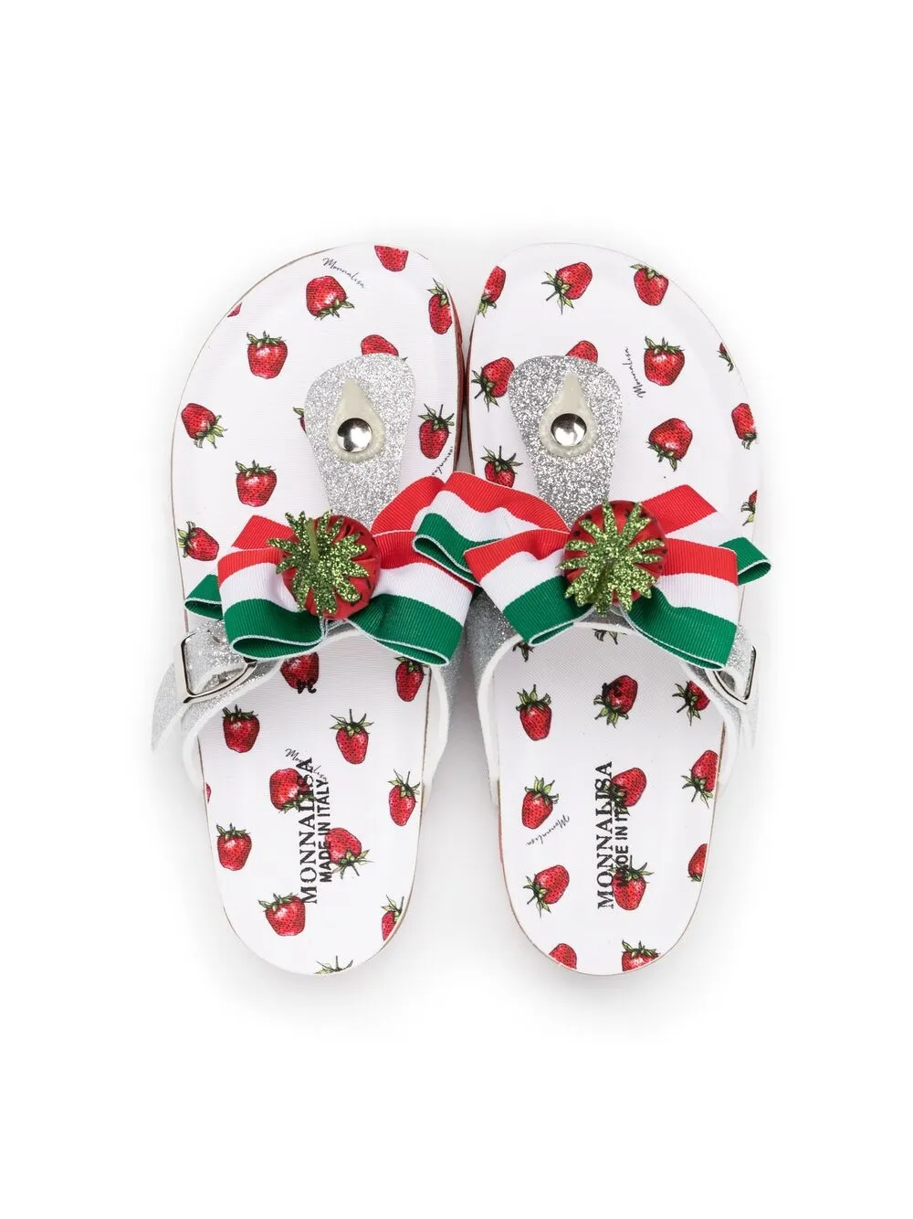 фото Monnalisa декорированные сандалии