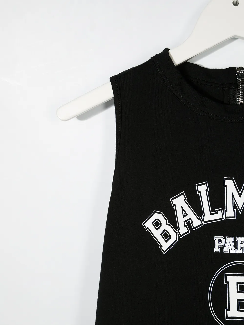 фото Balmain kids платье-футболка с логотипом