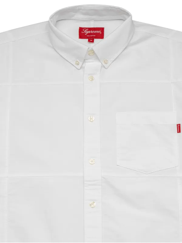 supreme patchwork oxford shirt