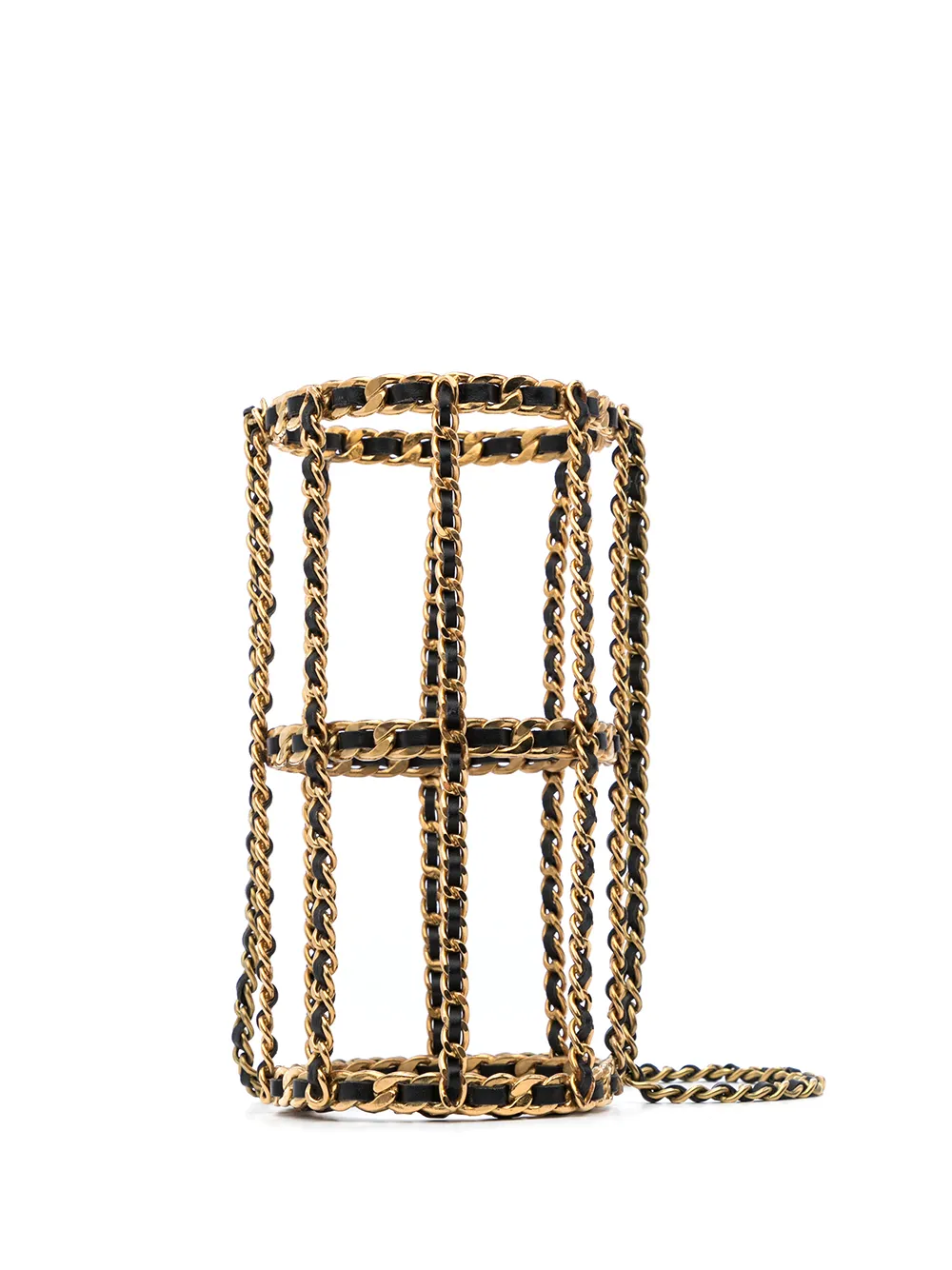 CHANEL Pre-Owned 1994 Bag Charm chain-link Necklace - Farfetch