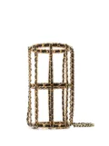 CHANEL Pre-Owned 1994 structured chain-link bottle holder - Gold