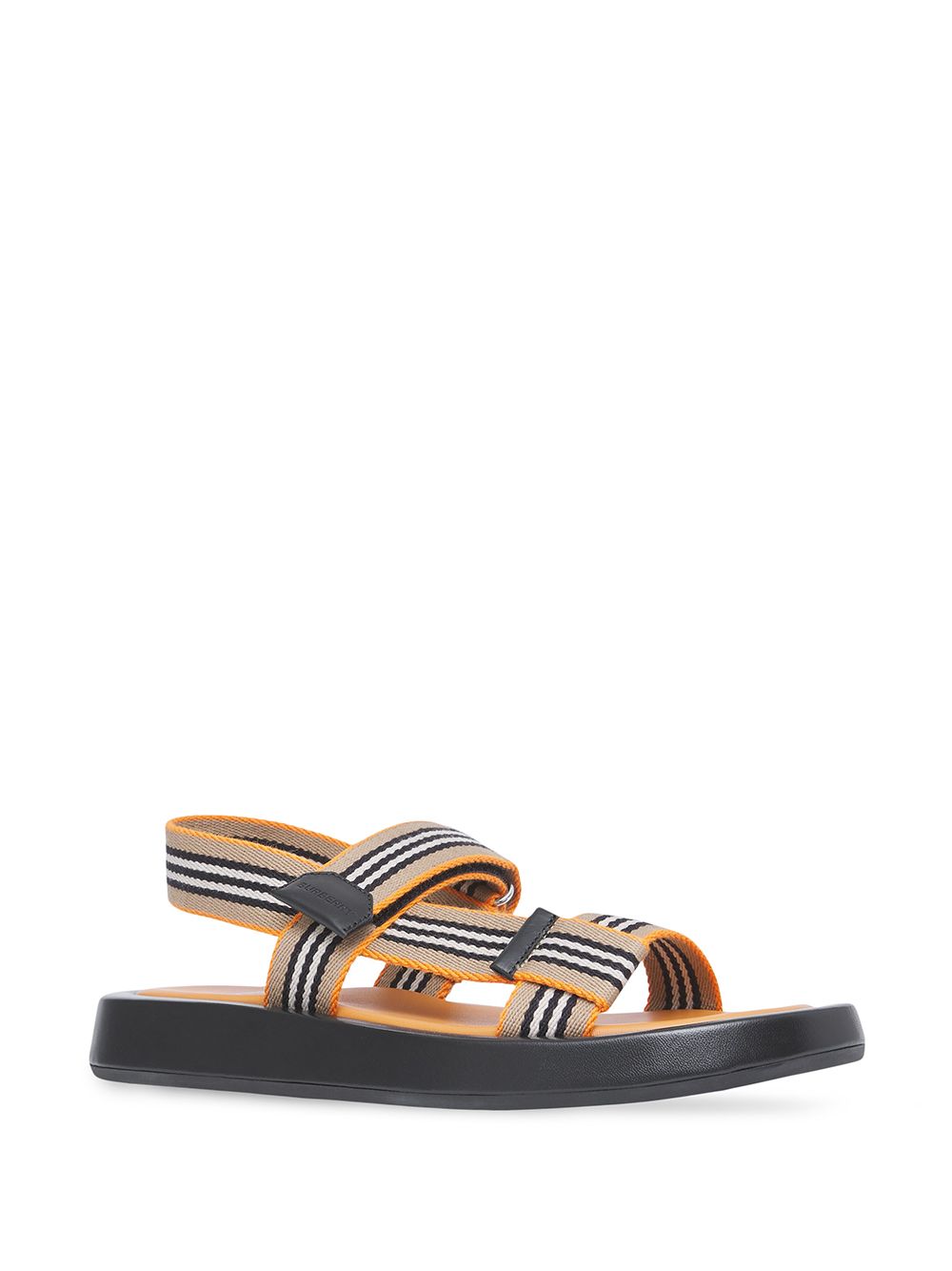 Burberry Sandalen met plateauzool - Oranje