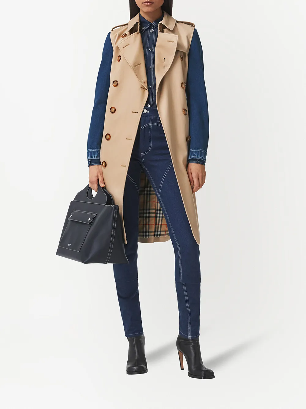 Image 2 of Burberry logo-print tote bag