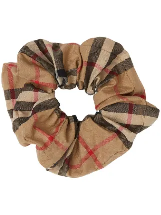 Burberry Vintage scrunchie Burberry Nova Check Scrunchie - Neutrals Hair Accessories  main image 3