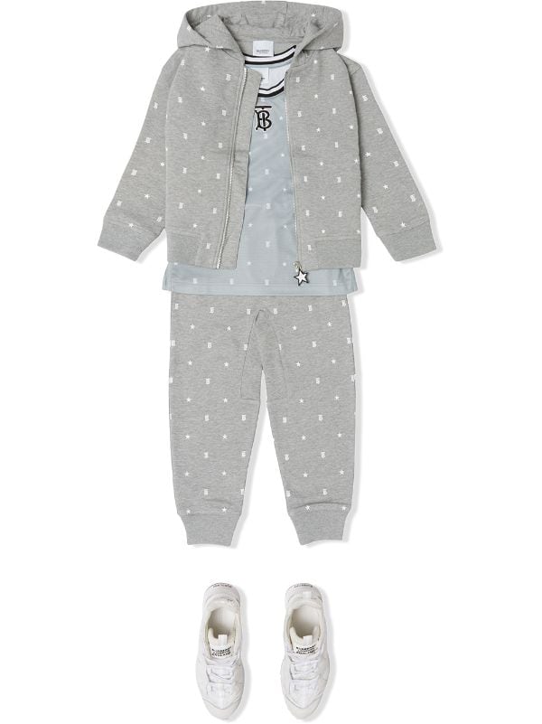 Shop Burberry Kids star and monogram track pants with Express Delivery -  FARFETCH